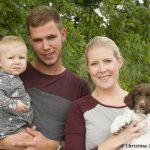 Rasmus & Johanna & Agnes med C S Messi