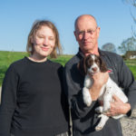 Tommy med dotter och C S Athos